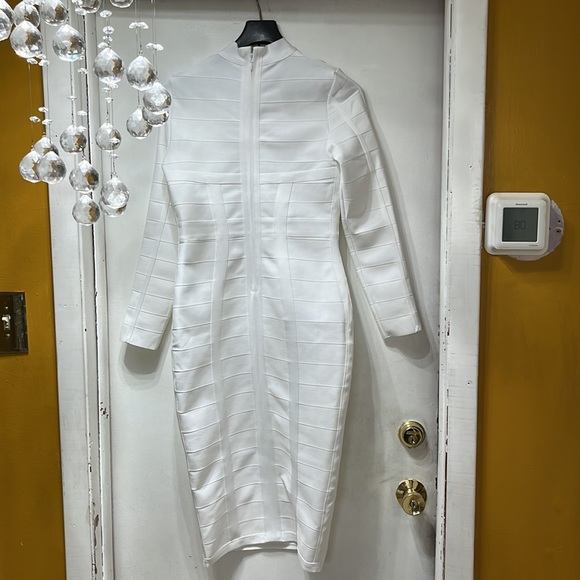NWOT White bandage dress - Picture 3 of 3